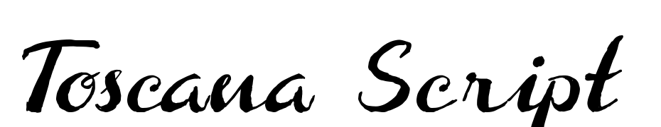 Toscana Script cкачати шрифт безкоштовно
